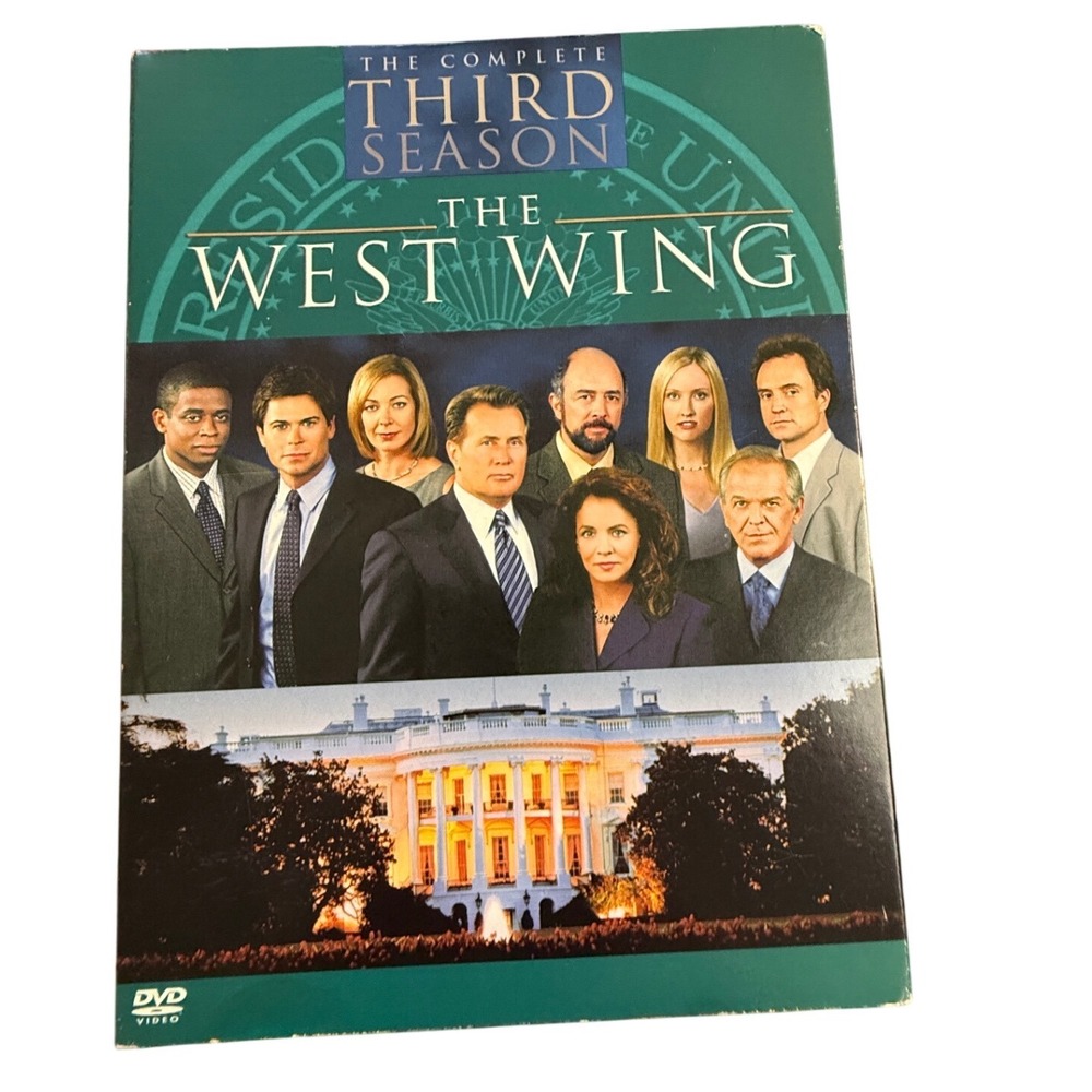The West Wing The Complete Third Season DVD Box Set Aaron Sorkin Martin Sheen